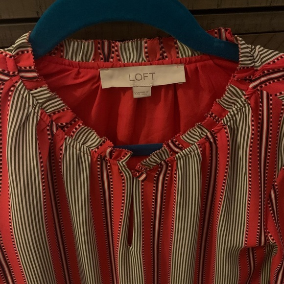 Loft drop skirt striped dress - Picture 2 of 2